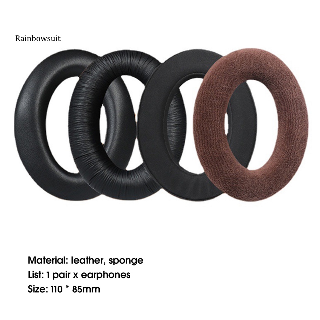 1 Cặp Đệm Tai Nghe Giả Da Cách Âm Thông Thoáng Chống Trượt Cho Sennheiser HD515 HD555 HD595 HD598 PC360