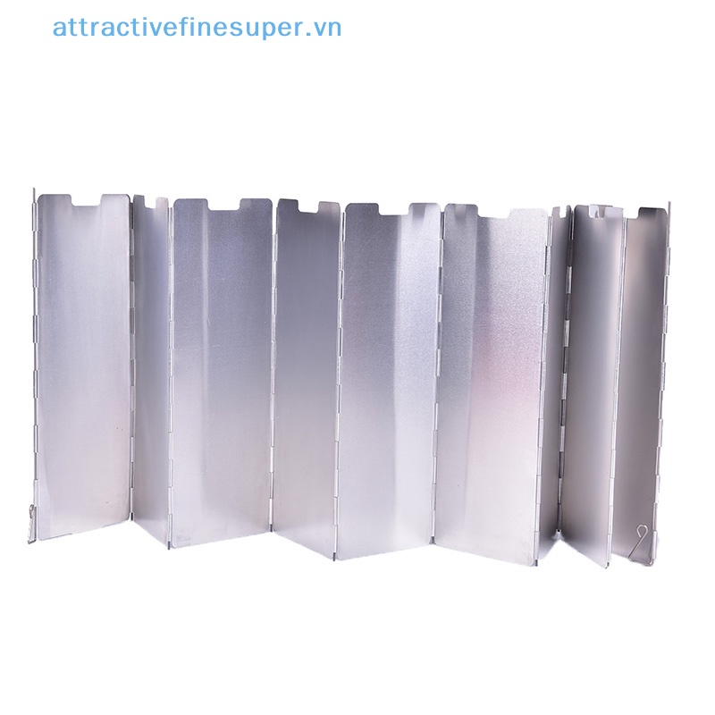 Set 10 Tấm Chắn Gió Cho Bếp Ga Có Thể Gấp Gọn Tiện Dụng Khi Đi Cắm Trại Hot!