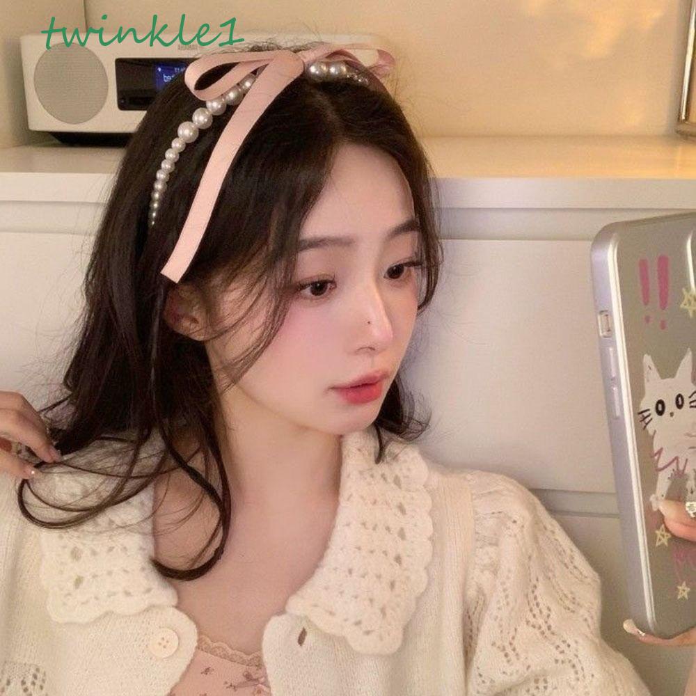 TWINKLE Kẹp Tóc Nơ Y2K Thời Trang Dành Cho Nữ