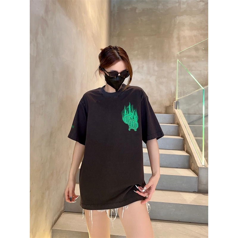 Áo Thun Ngắn Tay Thêu Họa Tiết Thời Trang Xu Hướng