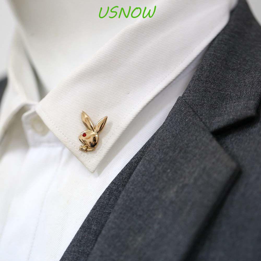 USNOW Cài Áo Hình Thỏ Đính Đá Thời Trang