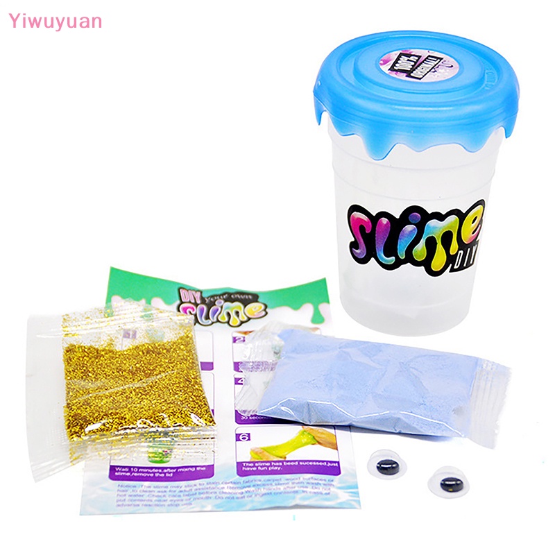 Bộ Đồ Chơi Slime Mềm Lấp Lánh DIY Cho Bé