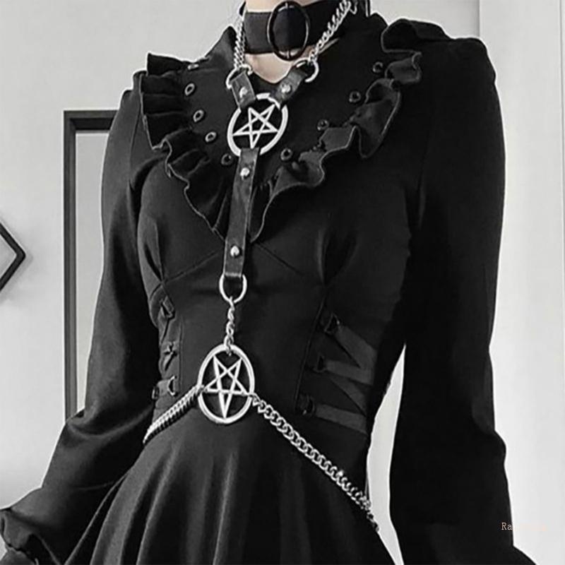 Dây Xích Đeo Ngực Đính Đá Pha Lê Thời Trang Quyến Rũ Cho Nữ