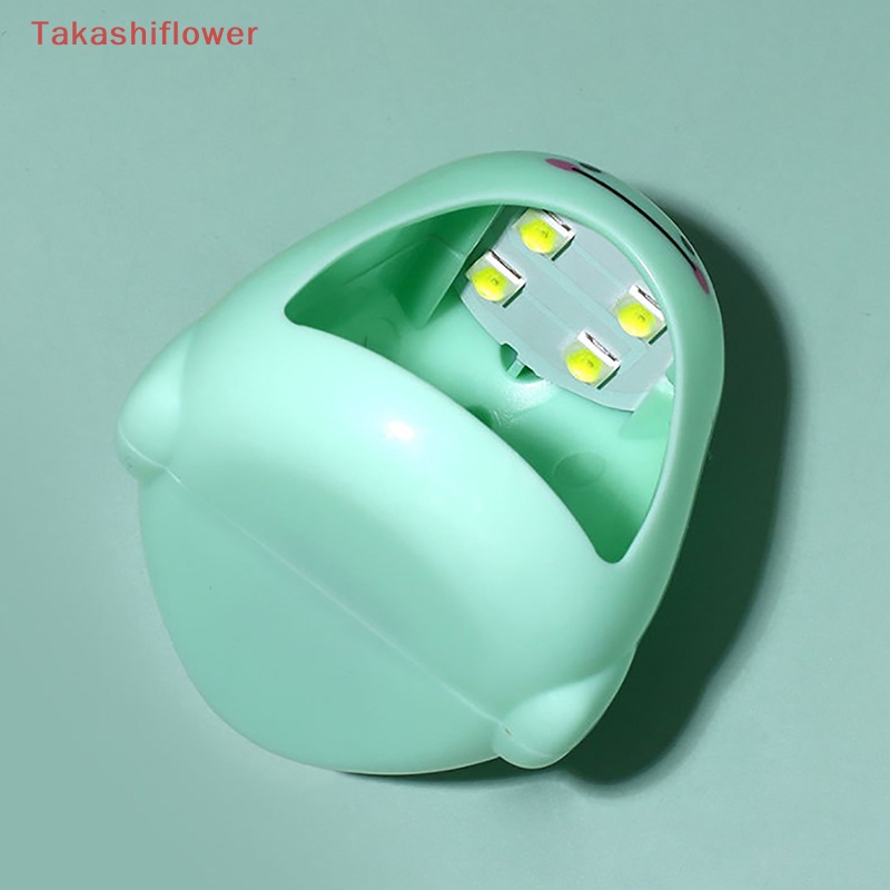 Máy Sấy Khô Móng Tay Mini 5w 4 Bóng Led Uv Kèm Cáp Usb Tiện Dụng Cho Gia Đình