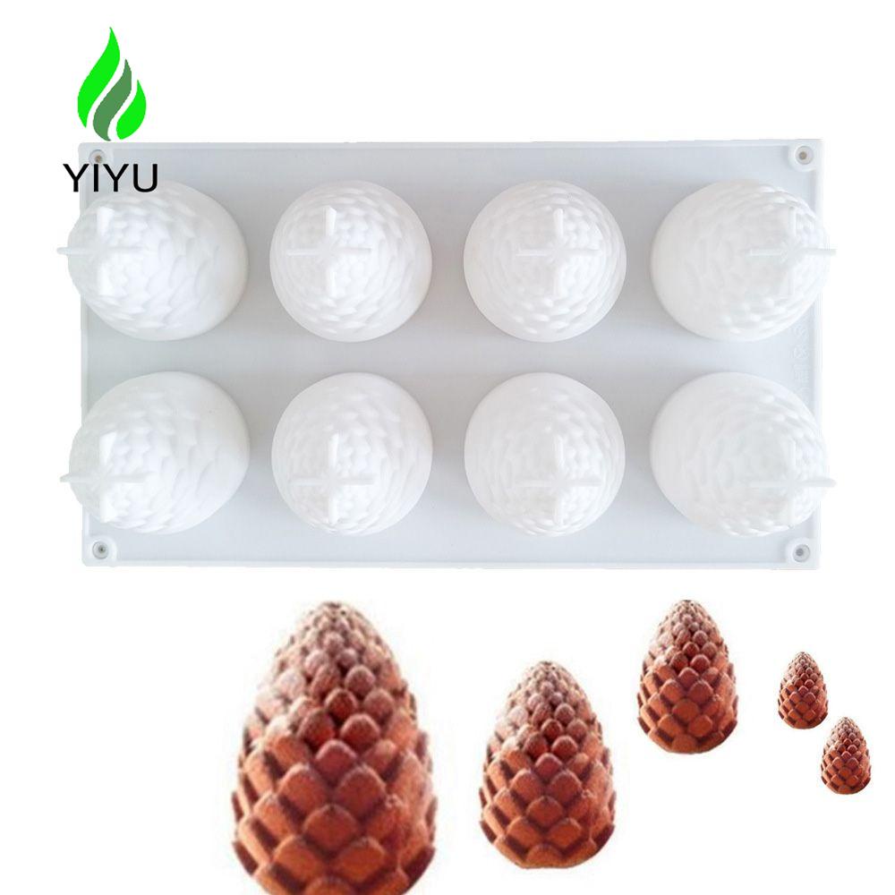 YIYU 1 Khuôn Bánh Hình Nón 3D Dùng Làm Quà Giáng Sinh