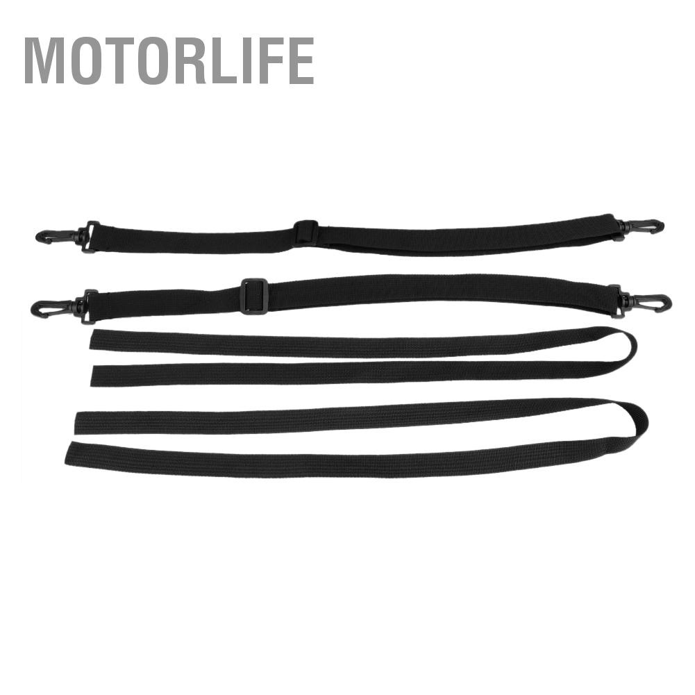 Motorlife Túi đeo đuôi xe máy phong cách bằng sợi carbon chống thấm nước cho Ghế sau yên ngựa