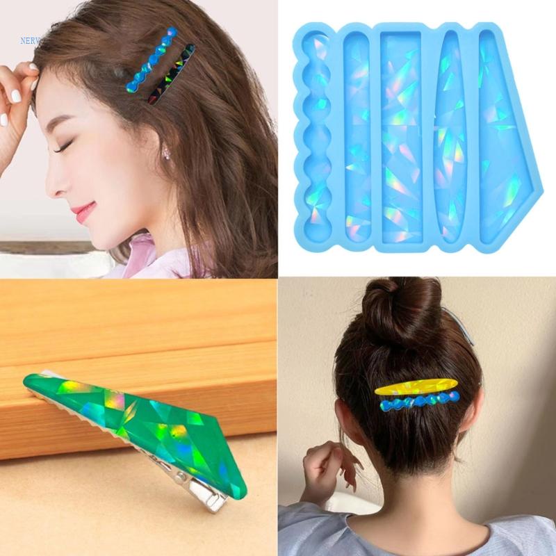 Khuôn Silicone Tạo Hình Làm Kẹp Tóc DIY