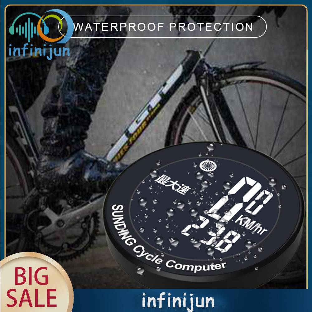 Đồng Hồ Đo Tốc Độ Chống Thấm Nước Cho Xe Đạp Leo Núi