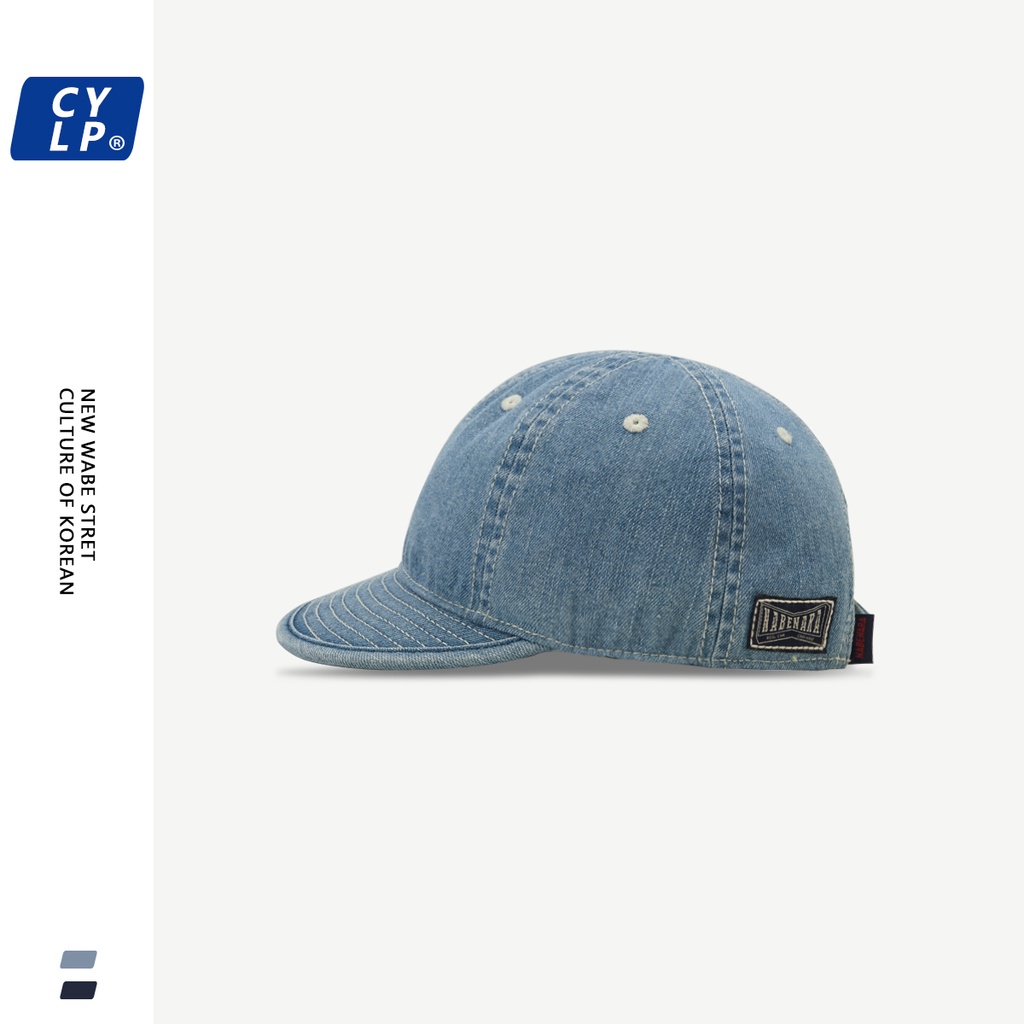 Mũ Lưỡi Trai Denim In Chữ Phong Cách Hiphop Thời Trang Cho Nam Nữ