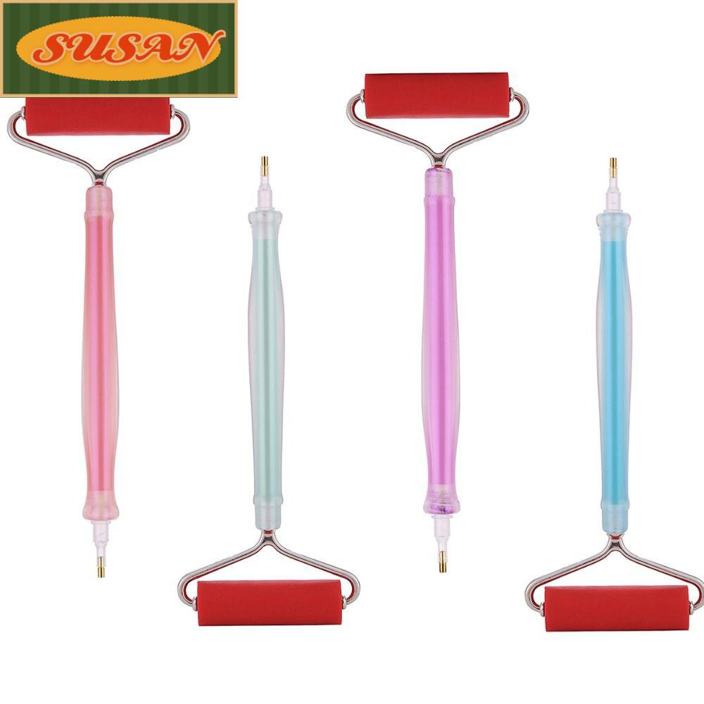 SUSANS Bút Lăn Tranh Thêu Chữ Thập Bằng Thép Không Gỉ DIY