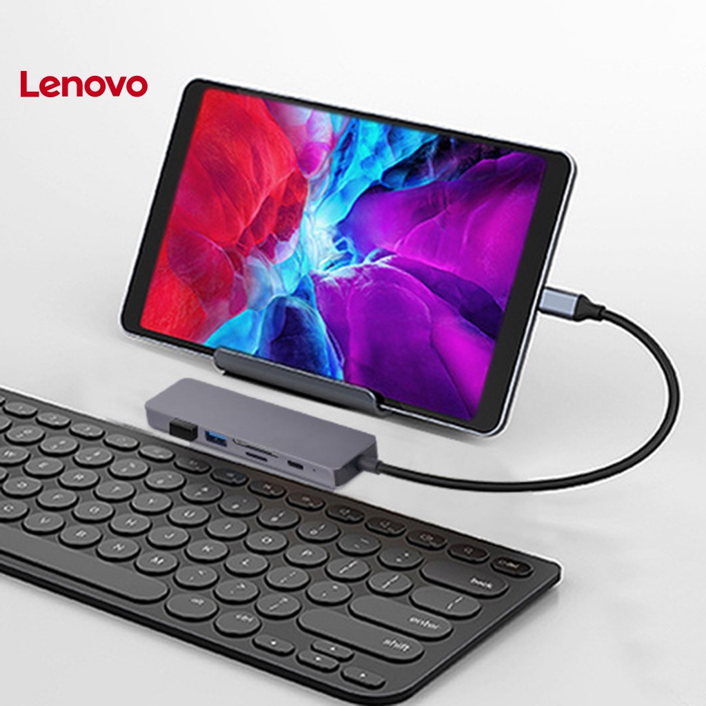 Cáp Chuyển Đổi Cổng Type-C Sang HDMI 6 Trong 1 Hình Hoa Hướng Dương Cho Máy Chiếu