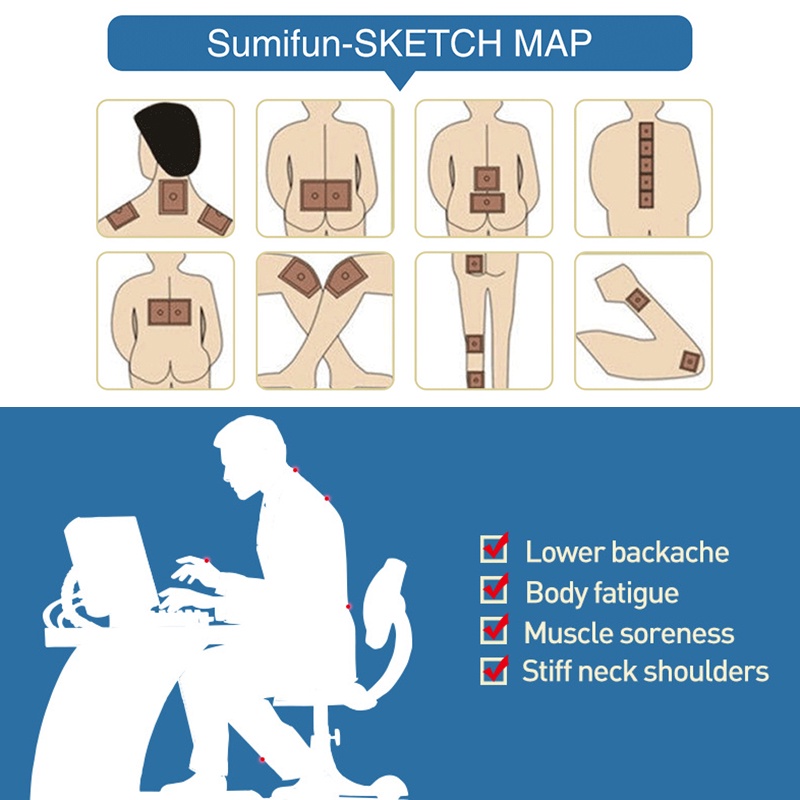 48 Miếng Dán massage Cơ Thể Giảm Đau