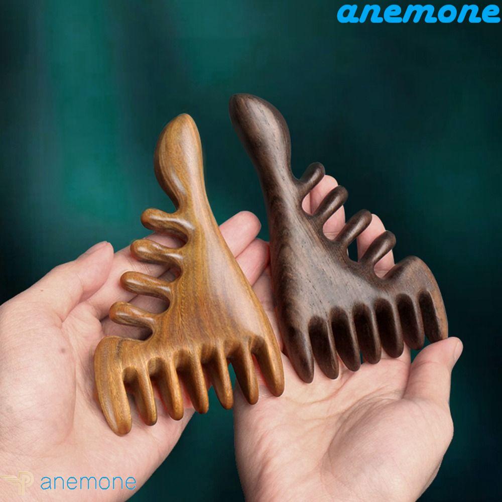 ANEMONE Lược Gỗ Mát Xa Kích Thích Phản Xạ Cơ Thể Đa Chức Năng