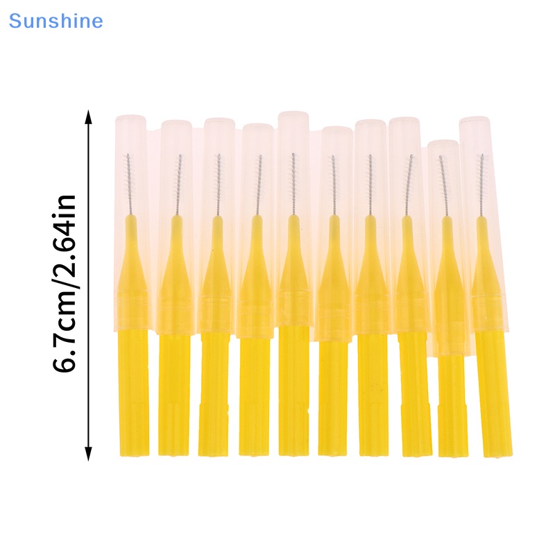 Set 10 Cọ Trang Điểm Mi Mắt Tiện Dụng Chất Lượng Cao