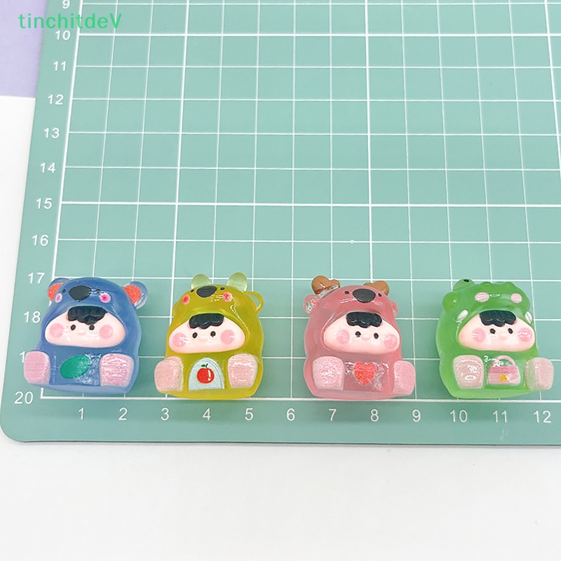 [TinchitdeV] Phụ Kiện Trang Sức Gel Dạ Quang Hình Thú Cưng May Mắn Mini Dễ Thương Sáng Tạo Dùng Để Trang Trí Xe Hơi / Làm Quà Tặng DIY