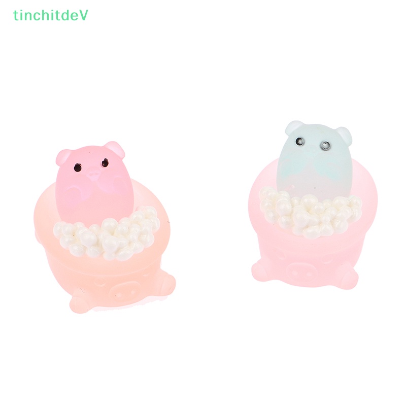 [TinchitdeV] Set 2 Móc Khóa / Điện Thoại Mini Bằng Nhựa Phát Quang Trang Trí Đồ Chơi DIY