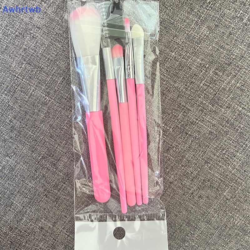 Bộ 5 Cọ Trang Điểm Bằng Sợi Tổng Hợp Tiện Dụng Mới