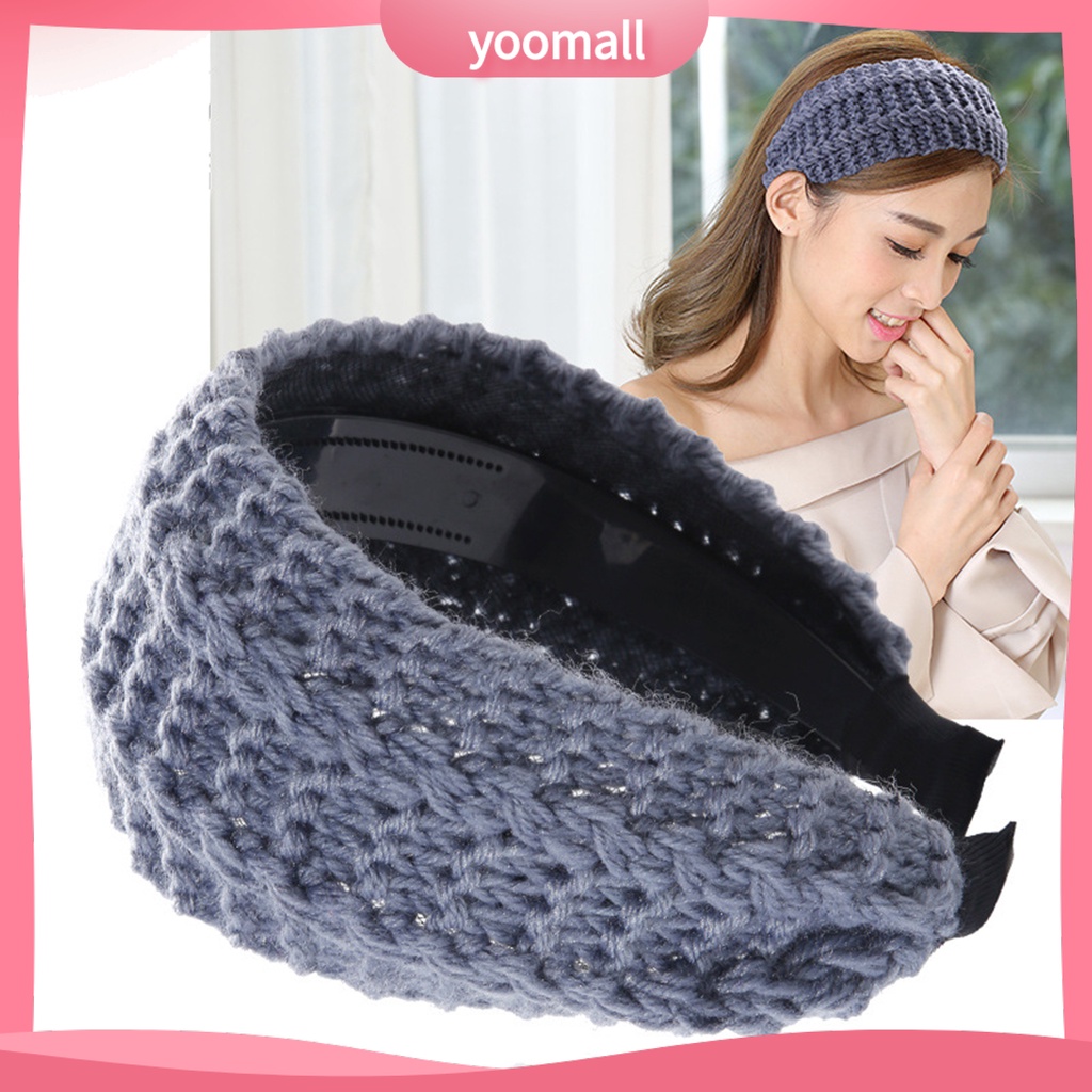 Băng Đô Bện Dây Màu Trơn Thân Thiện Với Làn Da Dành Cho Nữ