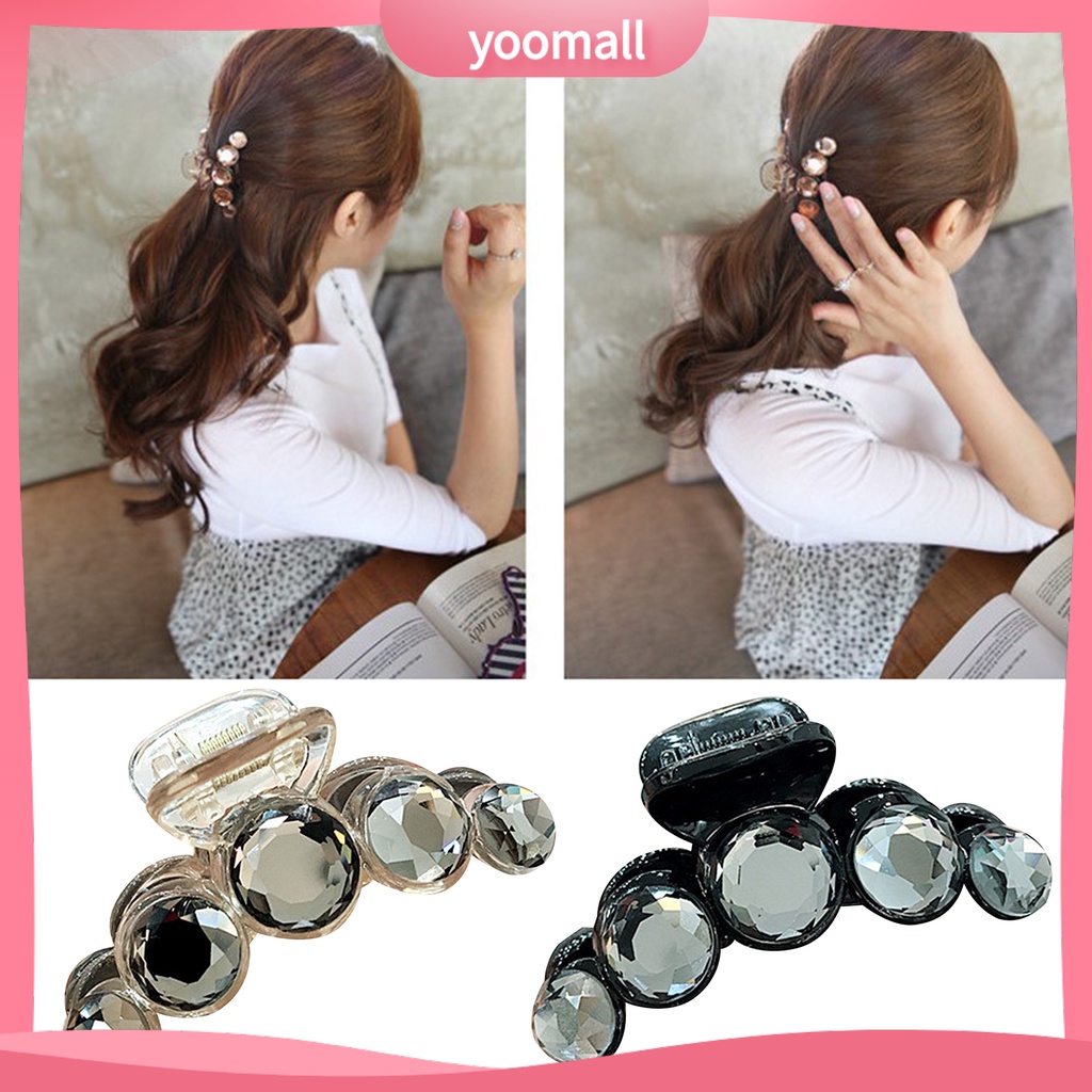 Kẹp Tóc Đính Đá Lấp Lánh Thời Trang Cho Nữ