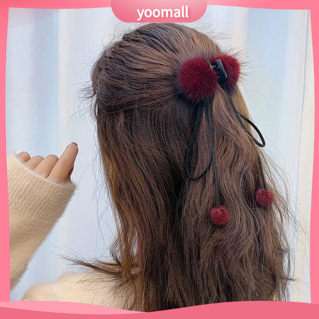 Kẹp Tóc Đính Nơ Ruy Băng Có Răng Nhỏ Xinh Xắn Phong Cách Hàn Quốc Cho Bạn Gái