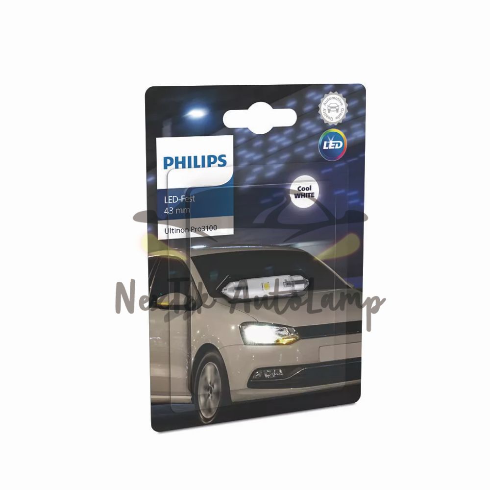 Philips Ultinon Pro3100 SI T10 T15 R5W R10W T20 S25 Đèn sương mù báo hiệu màu đỏ vàng trắng sau khi chuyển sang dừng