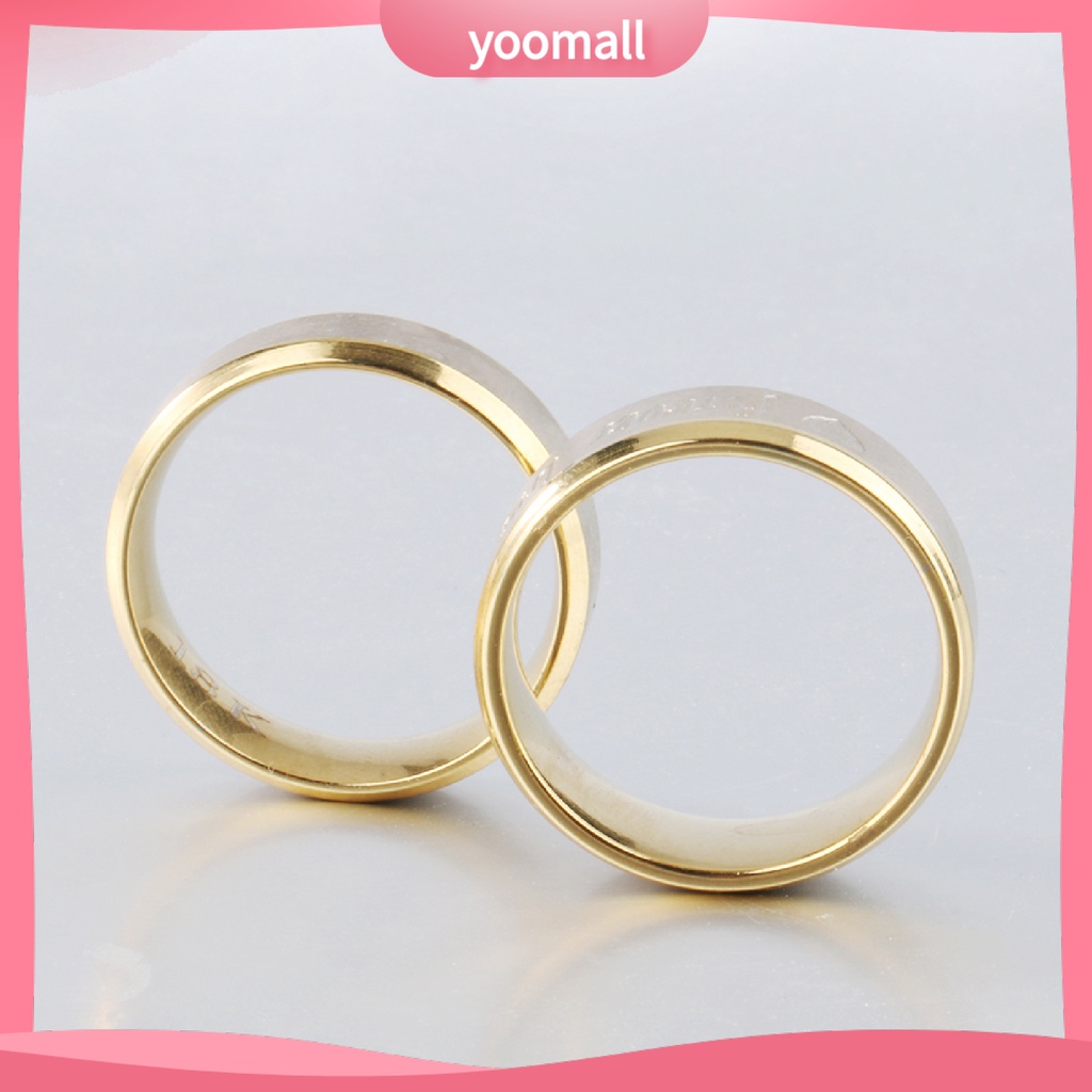 [YM] Nhẫn Hình Trái Tim Không Mùi Thoải Mái Phù Hợp Làm Quà Sinh Nhật Cho Cặp Đôi