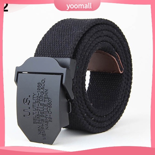 Thắt Lưng Màu Trơn Khóa Cài Thời Trang Thường Ngày Cho Nam