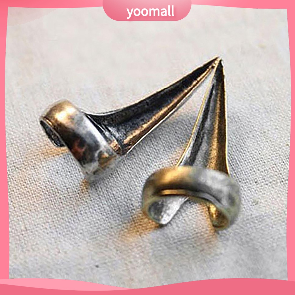 Bộ Nhẫn Đeo Đốt Ngón Tay Bằng Hợp Kim Phong Cách Retro Thích Hợp Làm Quà Tặng Hàng Ngày