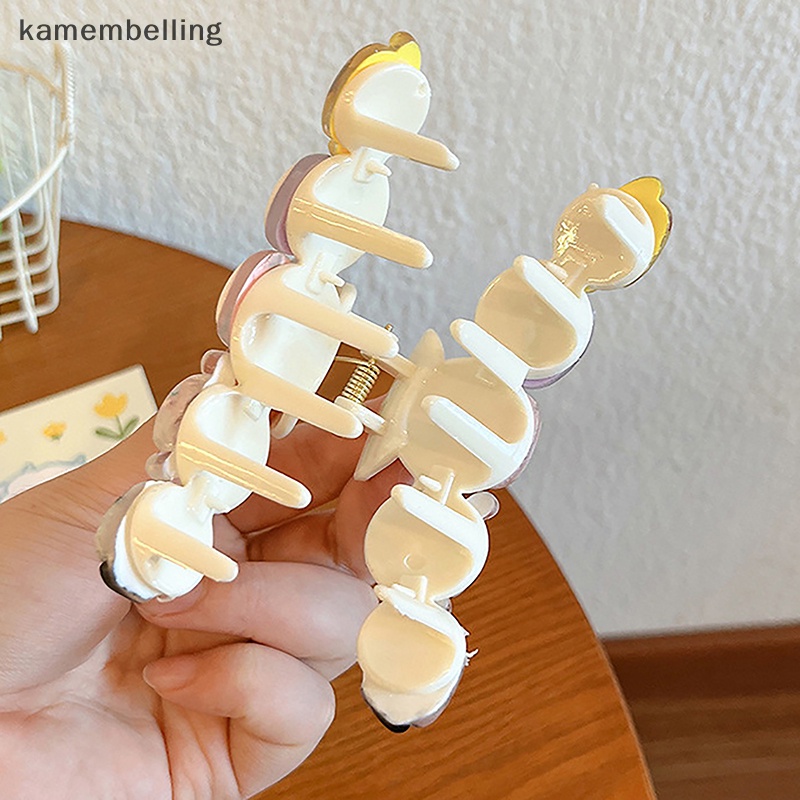 SANRIO Kamembelling Kẹp Tóc Hình Cá Mập Trong Suốt Đáng Yêu Cho Nữ