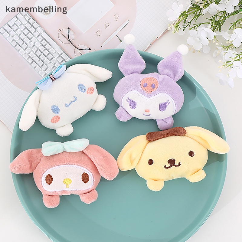 Kamembelling Phụ Kiện Cài Áo Hình Chú Chó Cinnamon Nhồi Bông Dễ Thương Diy