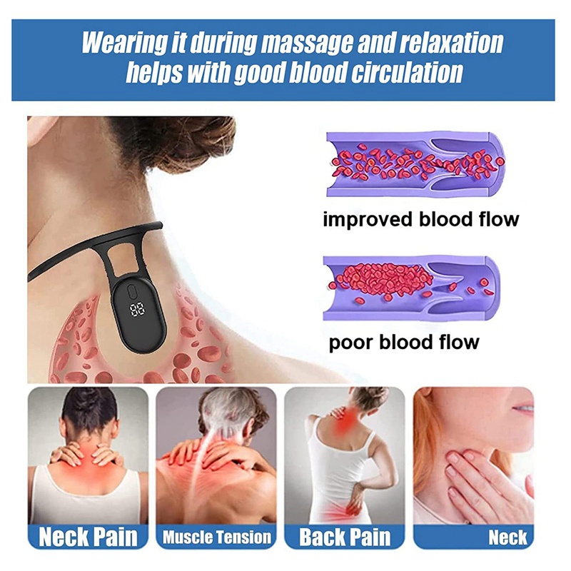 Dây Đai Mát Xa Điều Chỉnh Tư Thế Cổ Giúp Làm Dịu Vùng Da Cổ