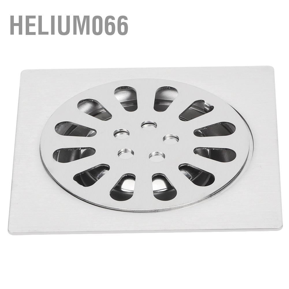 Helium066 Phòng tắm hợp kim kẽm đơn Vòi hoa sen thoát nước sàn vuông Nắp khử mùi nhà bếp