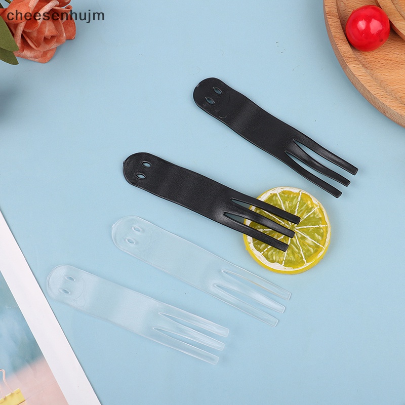 Set 10 Nĩa Ăn Trái Cây Mini Bằng Nhựa Đơn Giản Cho Bé