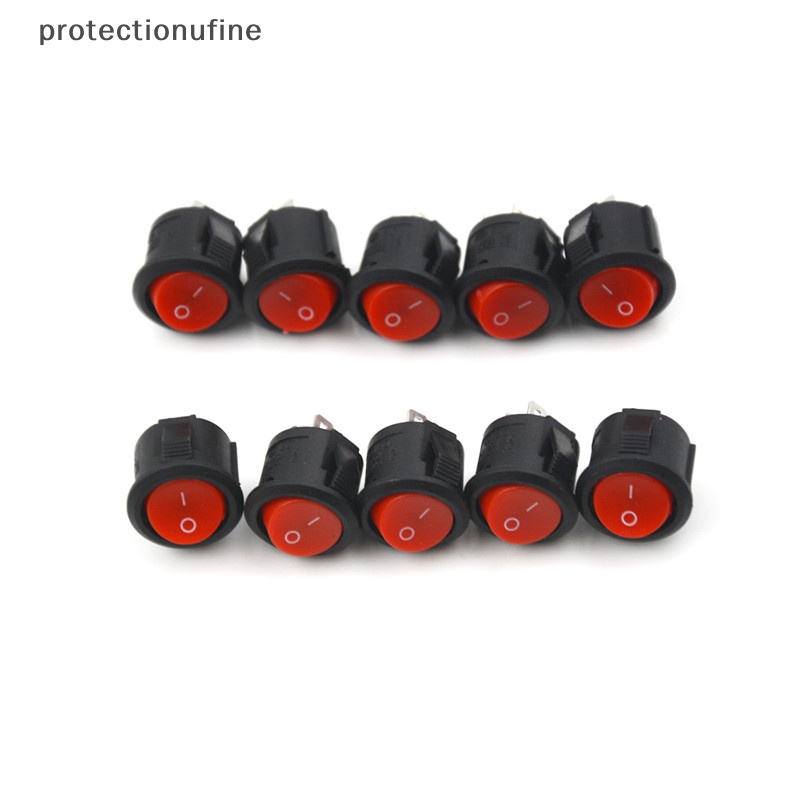 Set 10 Công Tắc Bật / Tắt Mini Đường Kính 16mm 2 Pin 3A / 250V