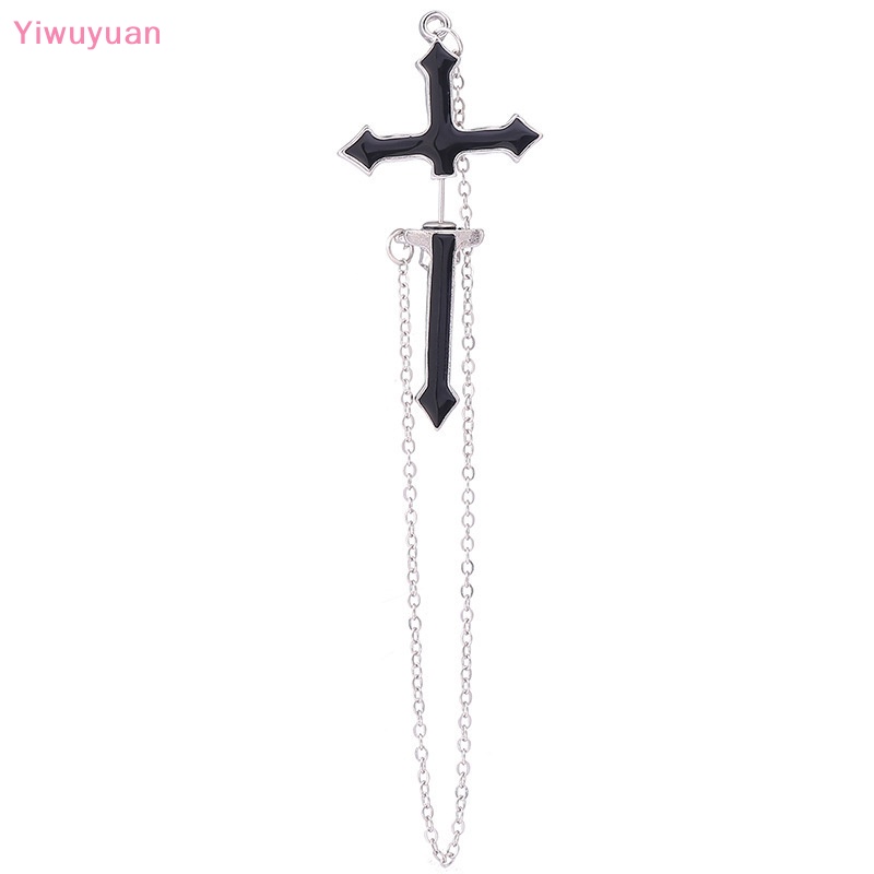 Khuyên Tai Nữ Hình Thánh Giá Đính Đá Thời Trang Mới