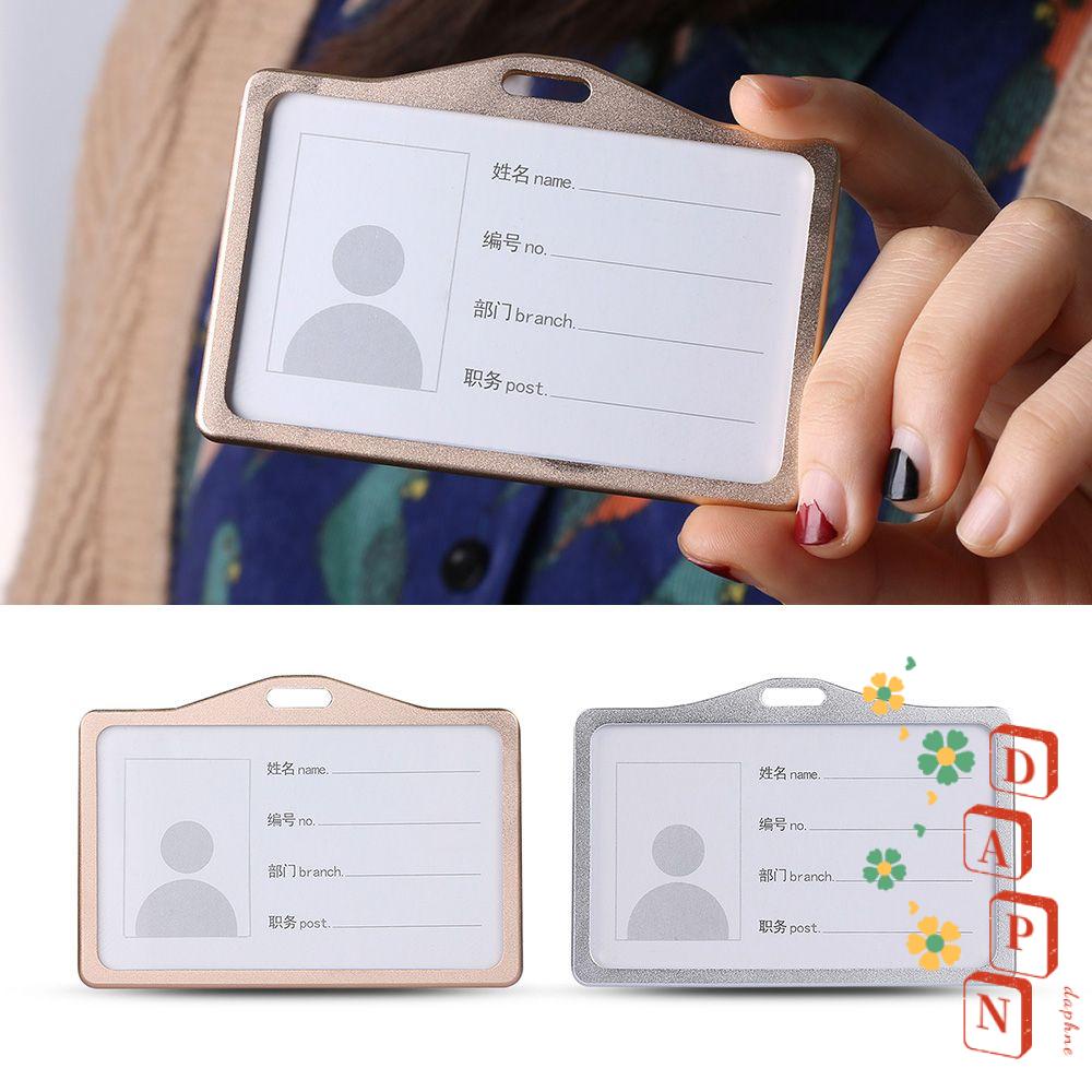 Daphs Vỏ Đựng Thẻ ID Theo Chiều Dọc Tiện Dụng Cho Văn Phòng / Trường