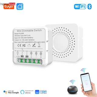 Tuya ZigBee WiFi Smart Dimmer Switch Module Breaker Smart Life Control Hoạt động với Alexa Yandex Alice Google Home Need Neutral homelove