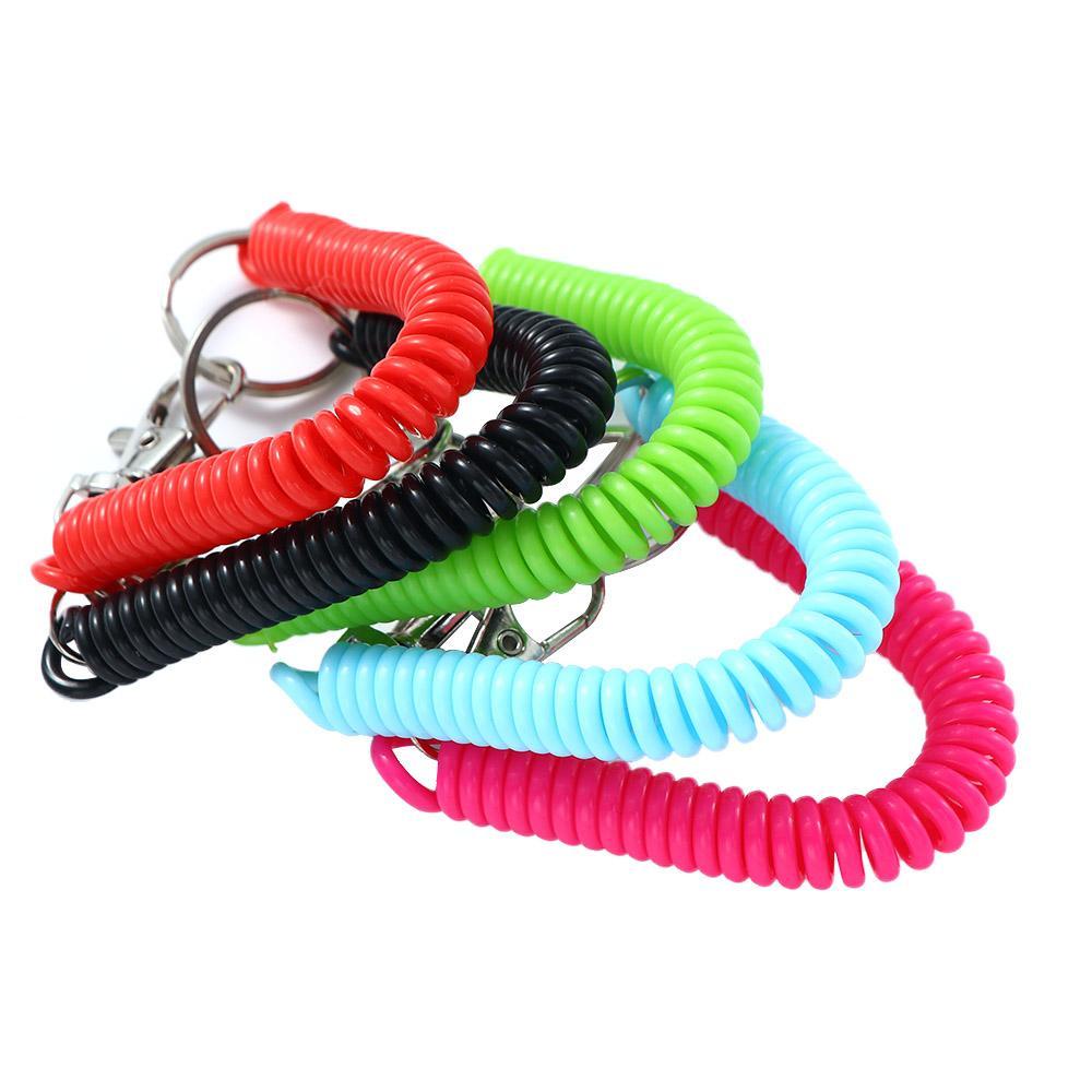 Dây Móc Chìa Khóa Co Giãn Bằng Kim Loại Chất Lượng Cao