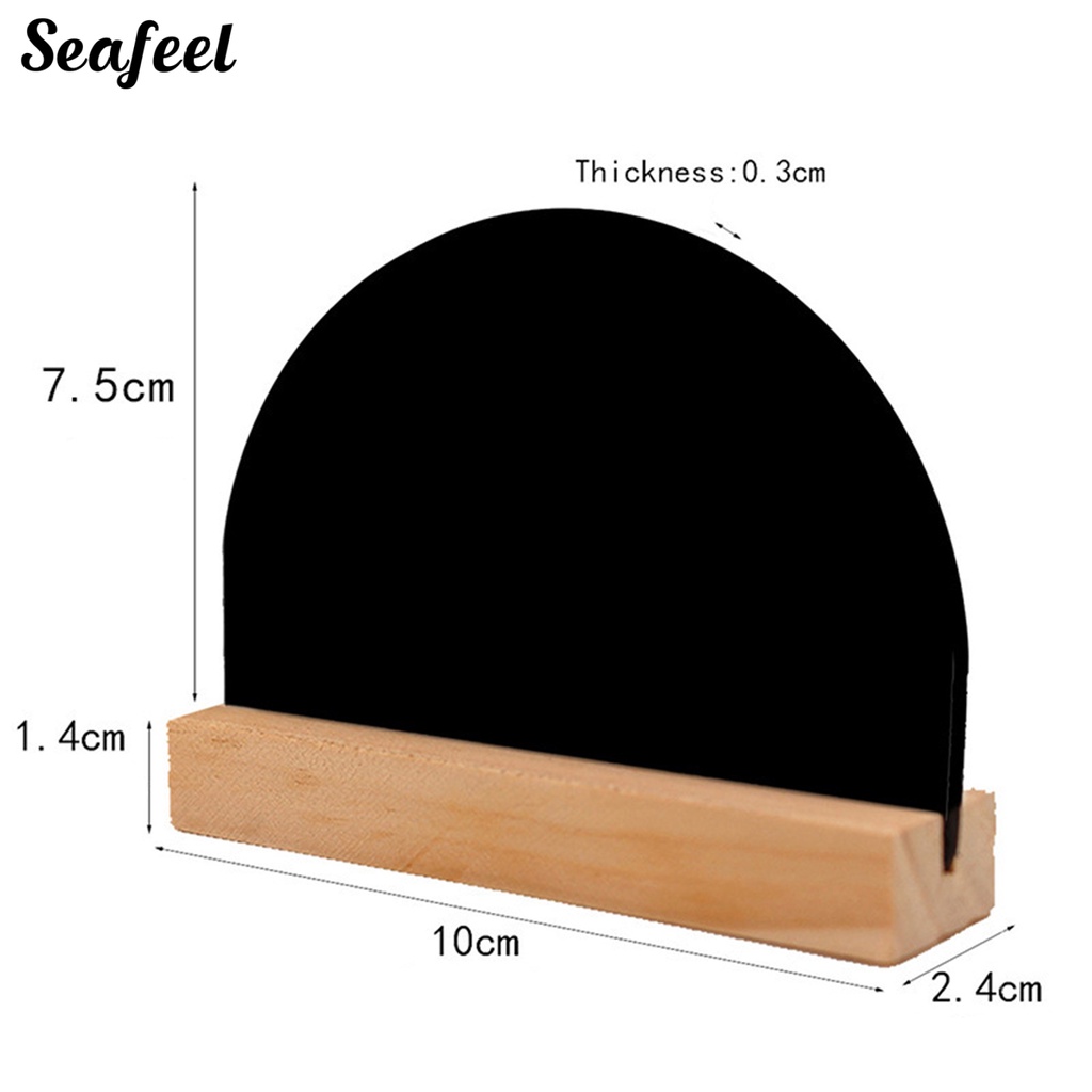 Set 6 Bảng Ghi Chú Hai Mặt Có Thể Xóa Được Tiện Dụng Cho Quán Cà Phê / Cửa Hàng