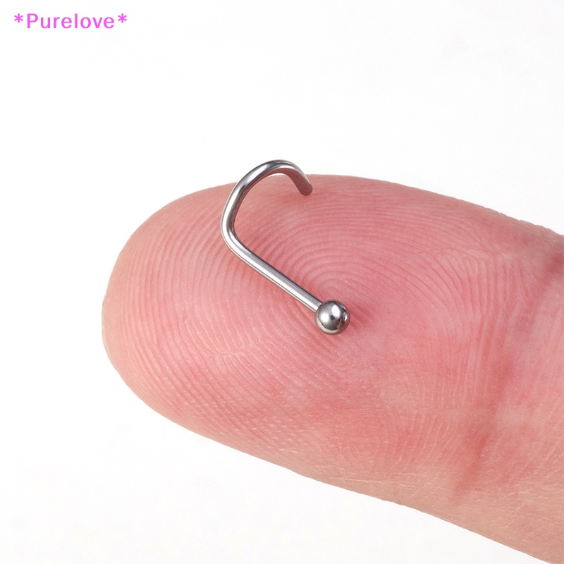 Set 5 Khuyên Mũi Bằng Thép Không Gỉ Cá Tính Cho Nam Và Nữ Mới