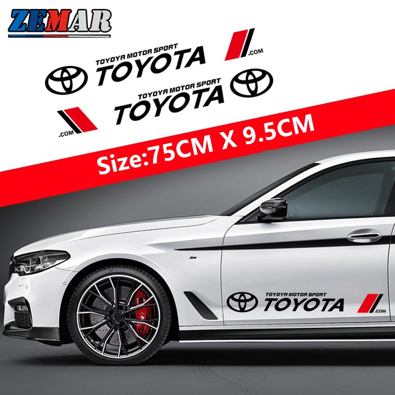 Miếng Dán Trang Trí Xe Hơi Chống Trầy Chống Thấm Nước Cho Toyota Agya Raize Calya Avanza Veloz Rush 