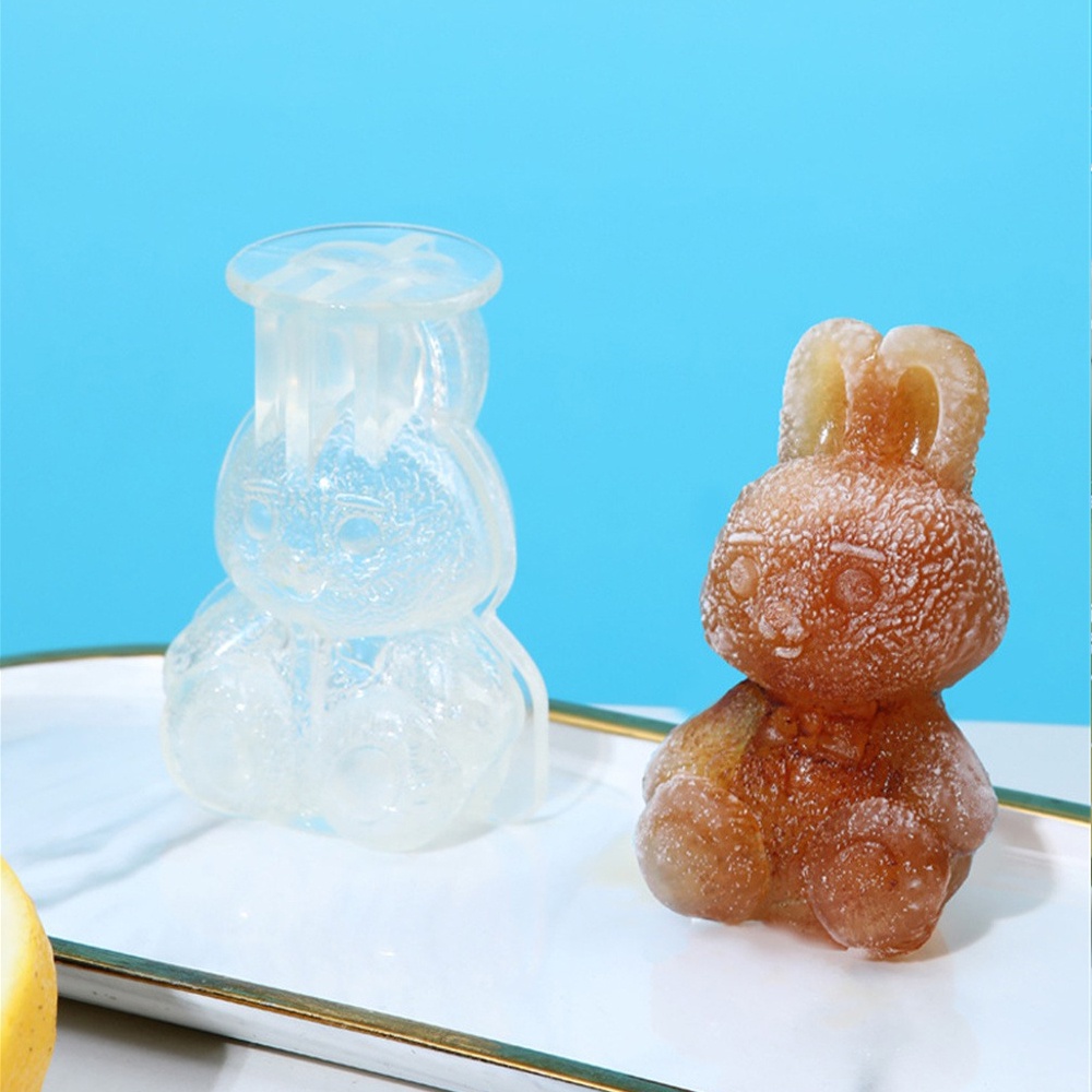 Khuôn Làm Đá Hình Thỏ Khuôn Làm Kem Thỏ Ice Puck Silicone Ice Puck Kem Frozen Ice Puck VN