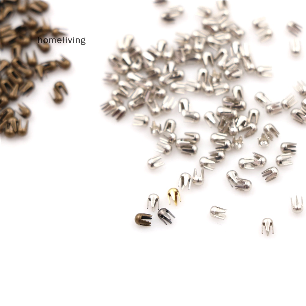 Set 100 Khoá Kim Loại Mini Làm Đồ Thủ Công Kích Thước 2mm