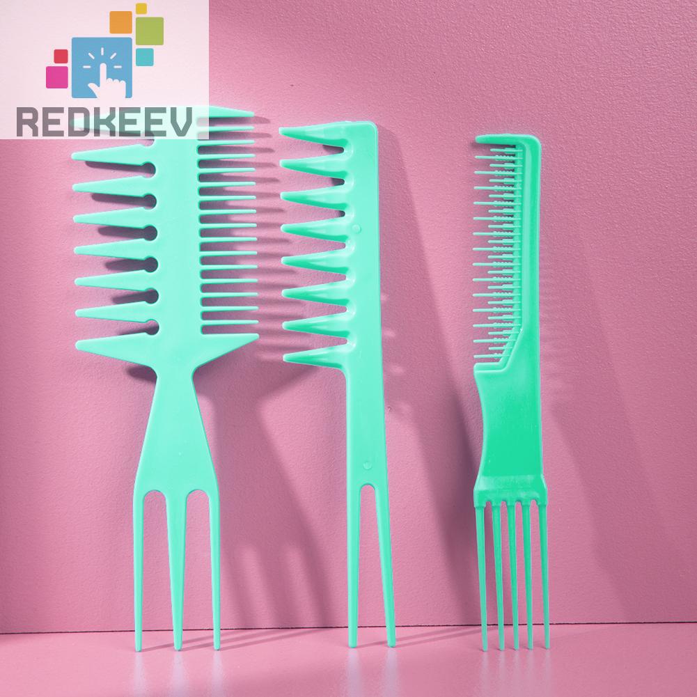 Set 8 Lược Chải Thẳng Râu Chuyên Nghiệp Không Độc Hại