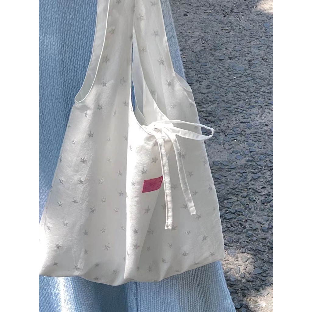 Túi Đeo Vai Vải Canvas Cỡ Lớn Kiểu Nhật Hàn Dễ Thương