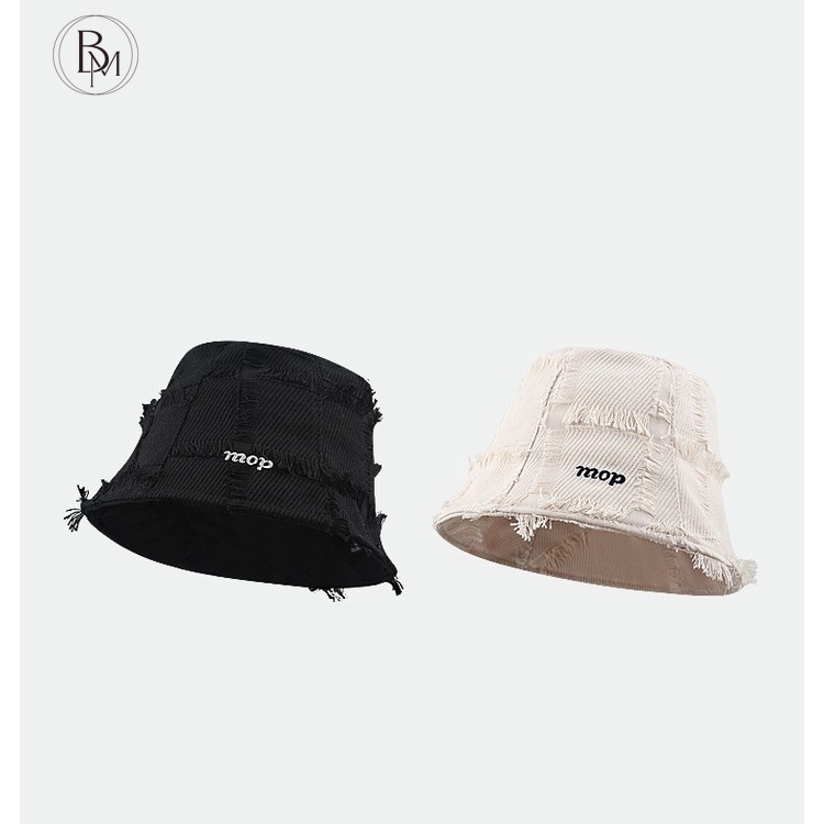 Mũ Tai Bèo Phối Lông Họa Tiết Sọc Caro Thời Trang Cho Nữ