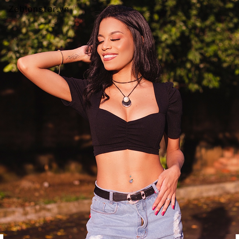 Khuyên Rốn Bằng Thép Không Gỉ Hình Trái Cherry Đính Đá Quyến Rũ Cho Nữ