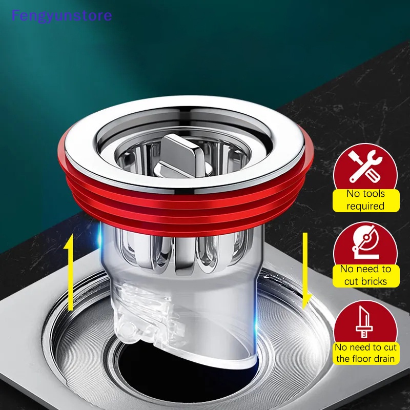 Nắp Silicone Đậy Cống Thoát Nước Sàn Nhà Tắm / Nhà Bếp Chống Mùi Hôi