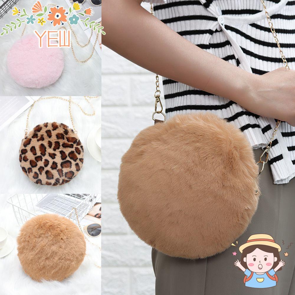 Túi Đeo Vai Bằng Lông Nhung Mềm Mại Cho Nữ