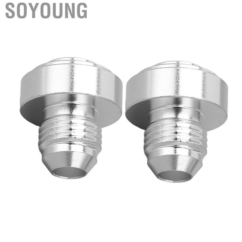 Soyoung Male Thread Fitting Billet CNC Machined 1/2in for Replacement